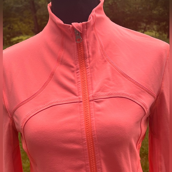 LULULEMON ORANGE DEFINE JACKET SIZE MEDIUM - Picture 4 of 9